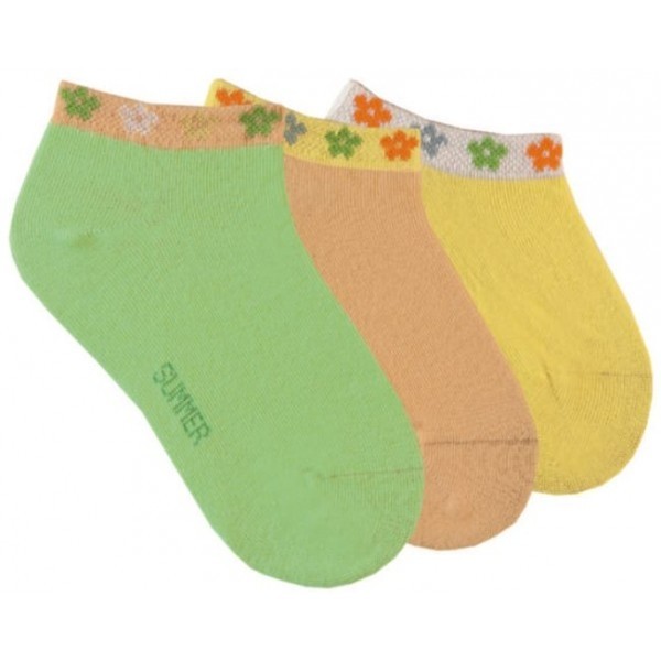 Dívčí letní bavlněné ponožky RS