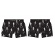 JACK boxers pánske bavlnené boxerky Voxx - vzor SKELETON