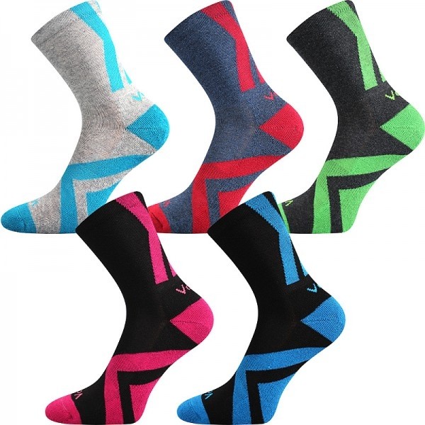 JEFF 01 športové klasické polstrované ponožky Voxx