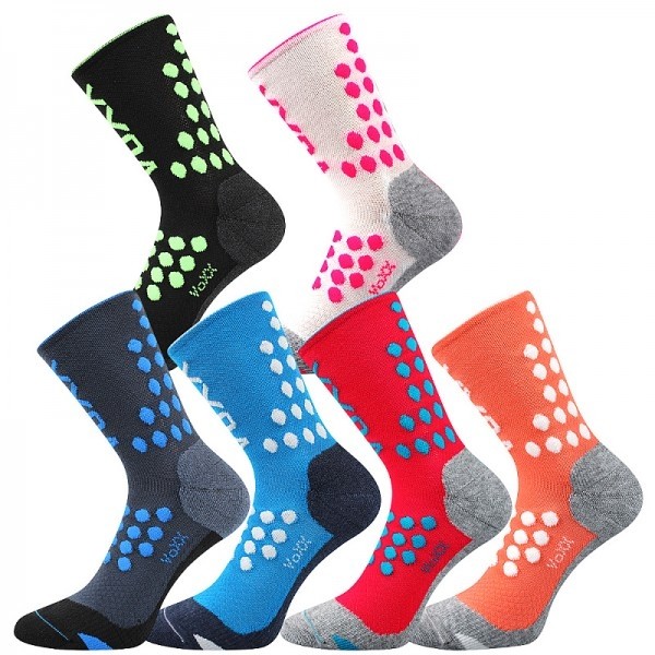 FINISH kompresné farebné športové ponožky Voxx
