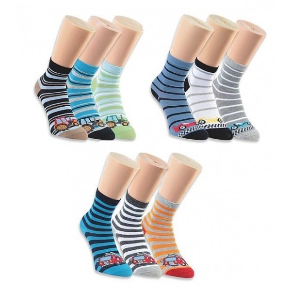 DOPRAVA detské farebné ponožky TRENDY SOCKS