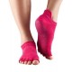 LOW RISE bezprstové protišmykové ponožky ToeSox - FUCHSIA