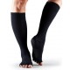 SCRUNCH KNEE bezprstové protišmykové podkolienky ToeSox - BLACK