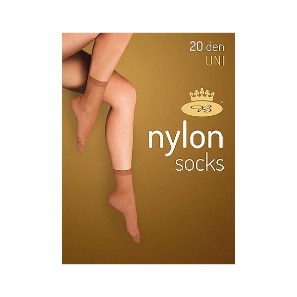 NYLON SOCKS 20 DEN pančuchové ponožky Lady B - 12 párů