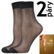 NYLON SOCKS 20 DEN pančuchové ponožky Lady B - 12 párů